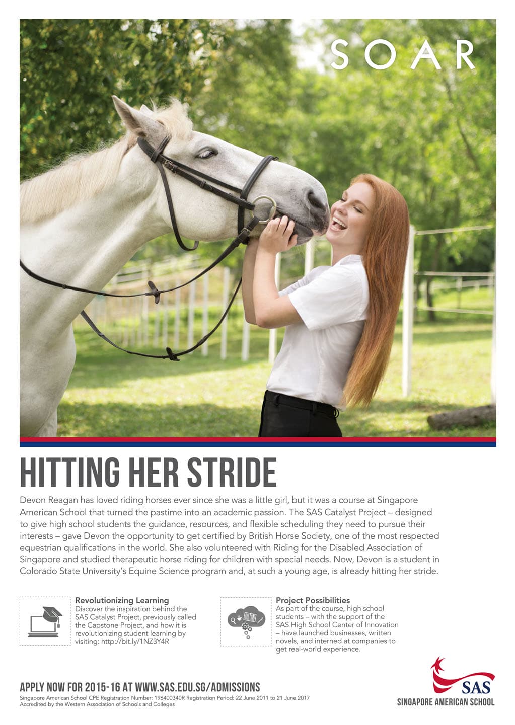 03 - SCOTT A WOODWARD - Soar Ad 2014 - Equine Therapy