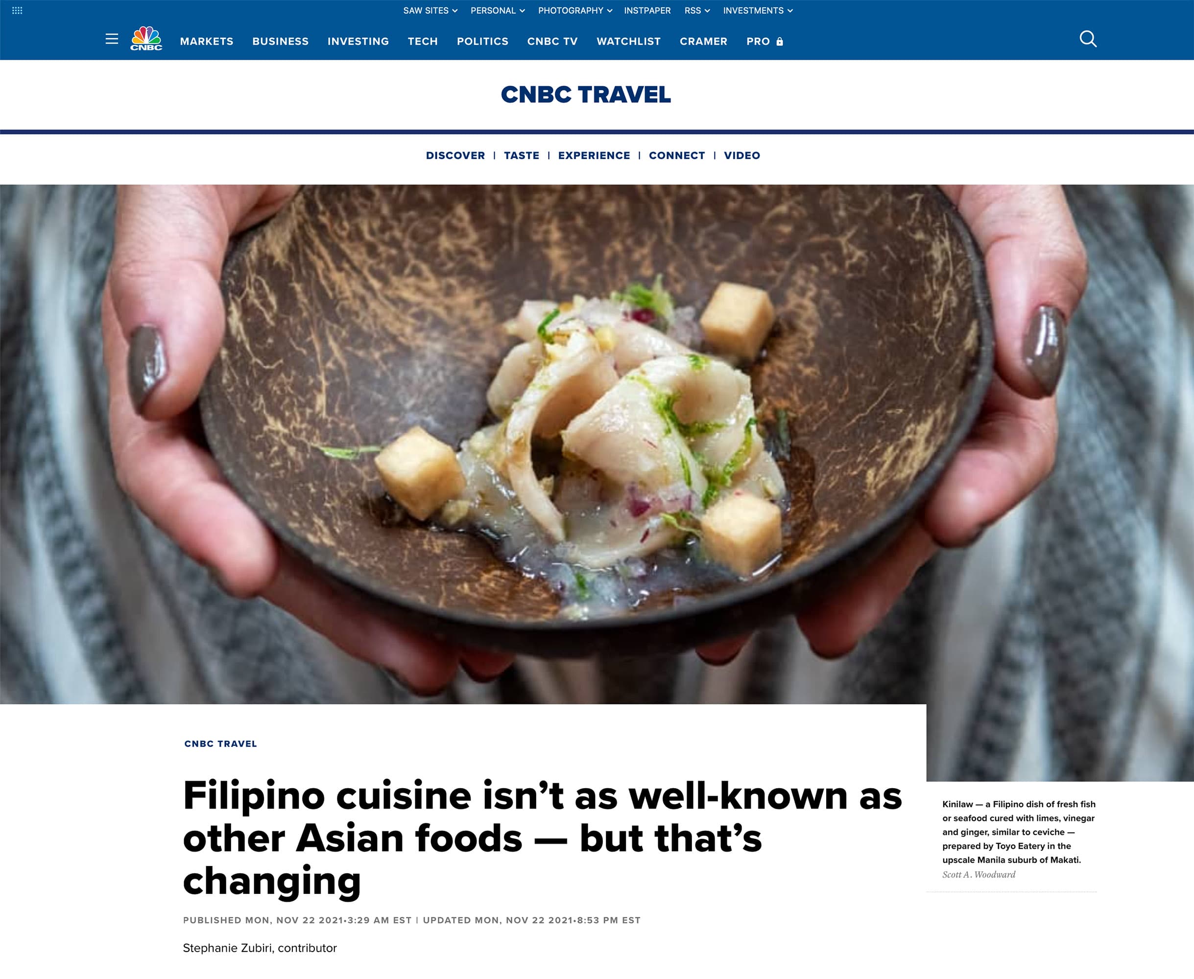 WOODWARD - CNBC Filipino Food