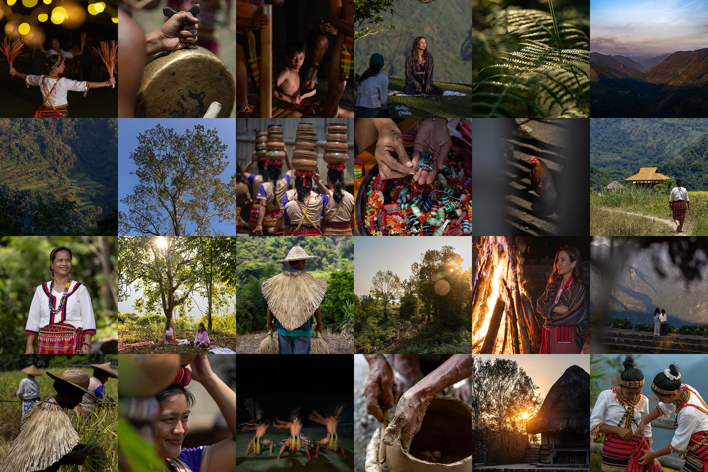 a collage of images of people and objects